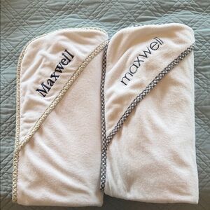 Pottery Barn Baby Hooded Towels